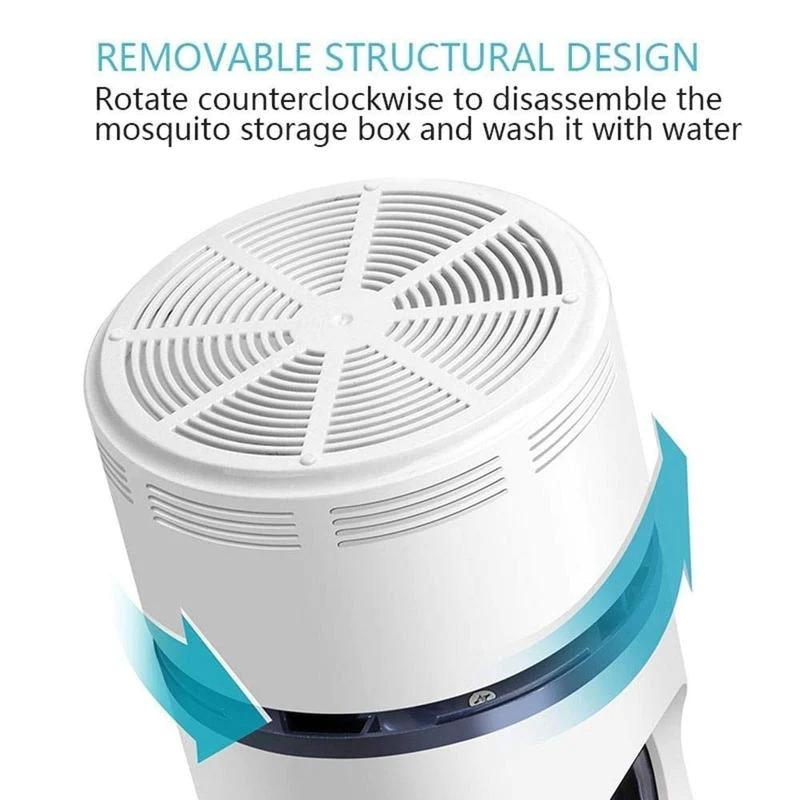 Set 2x Lampă UV Aparat Anti-Insecte cu mod de Aspirare