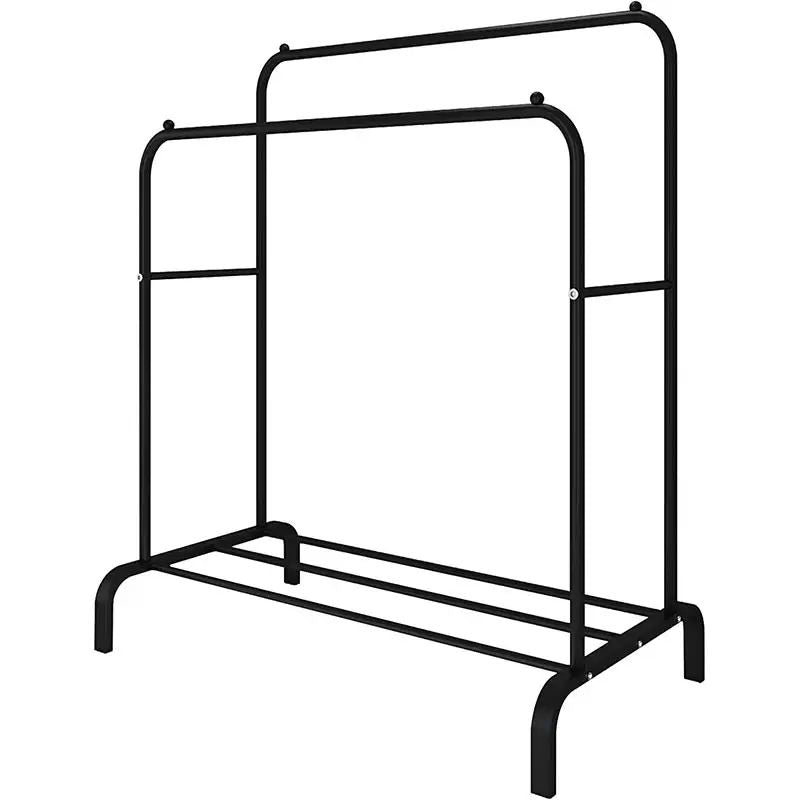 Suport dublu de umerașe pentru haine, din metal 150 x 110 x 54 cm