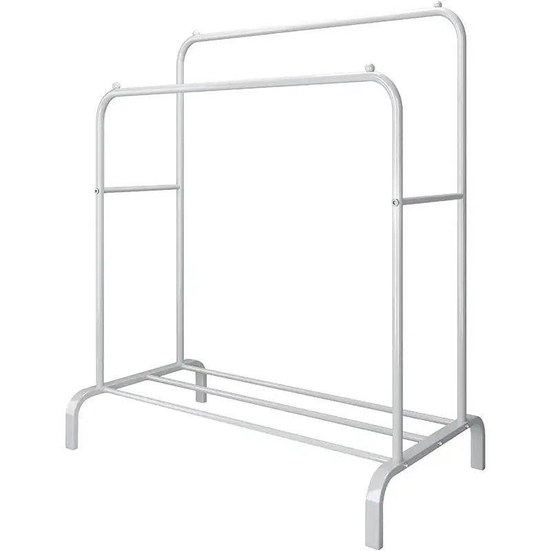 Suport dublu de umerașe pentru haine, din metal 150 x 110 x 54 cm