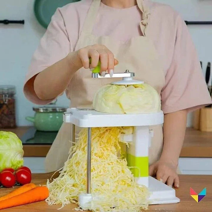Răzătoare pentru varză manuală cu manivelă și 3 lame