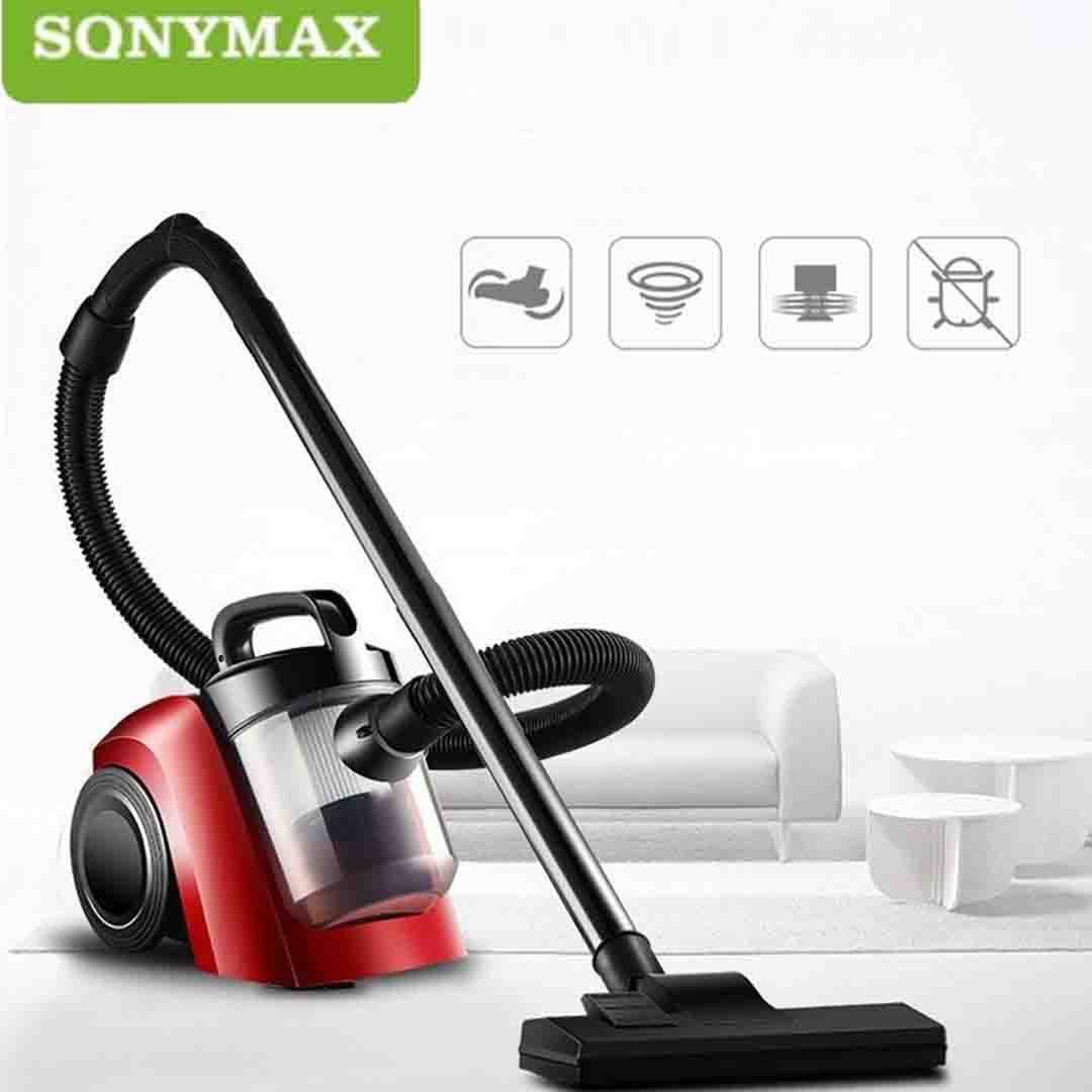 Aspirator Cyclon Sonymax, Fara Sac, 2L Capacitate, Putere 1300W, Rosu