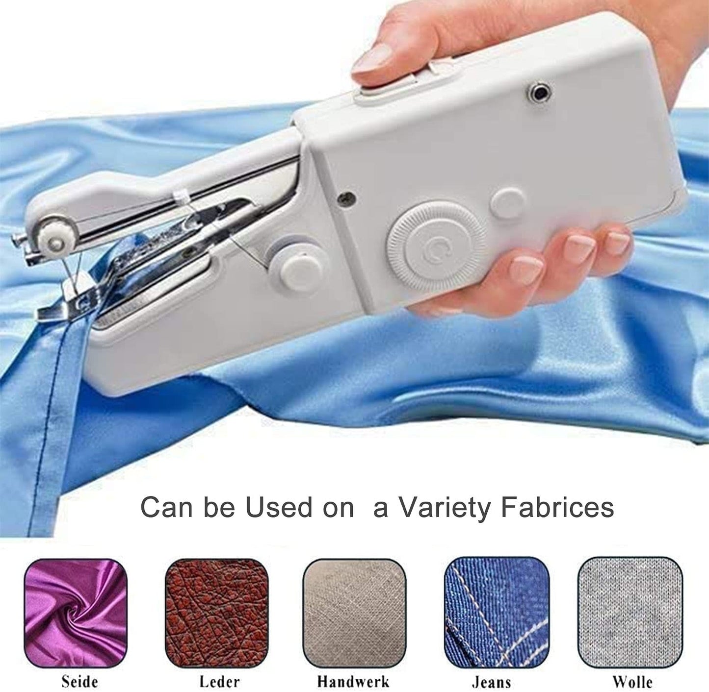 Mini mașină de cusut portabilă Handy Stitch + Accesorii