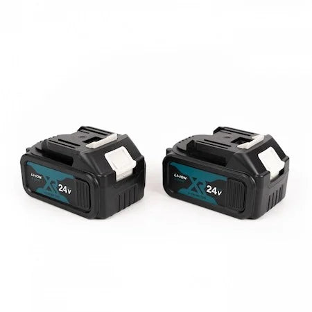 Fierastrau Tip Sabie, cu 2 Acumulatori 36V, 5000 mAh, Mandrina Autoblocanta, 4 Bucati Panza Diferite Modele, 1 Incarcator, Valiza Compacta de Transport, Albastru