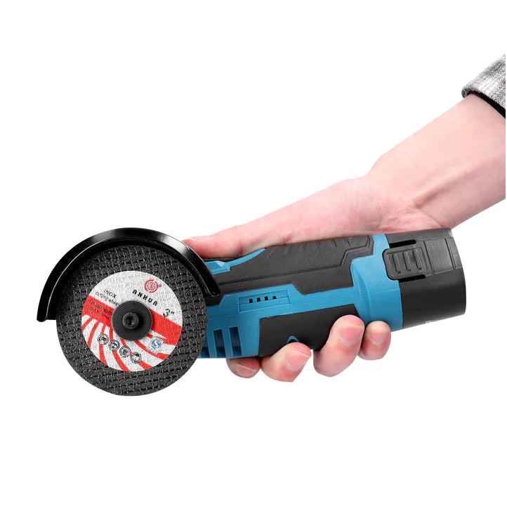 Mini Polizor / Flex Electric cu 2 Acumulatori Li-ion, Portabil, 12V