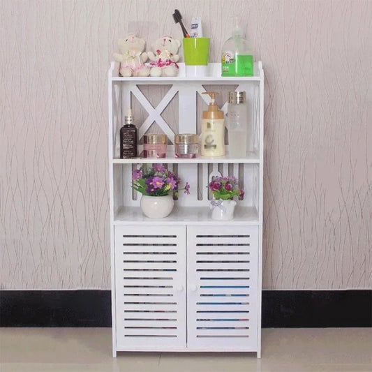Organizator baie din plăci PVC – raft și dulap multifuncțional, rezistent la aburi și umezeal