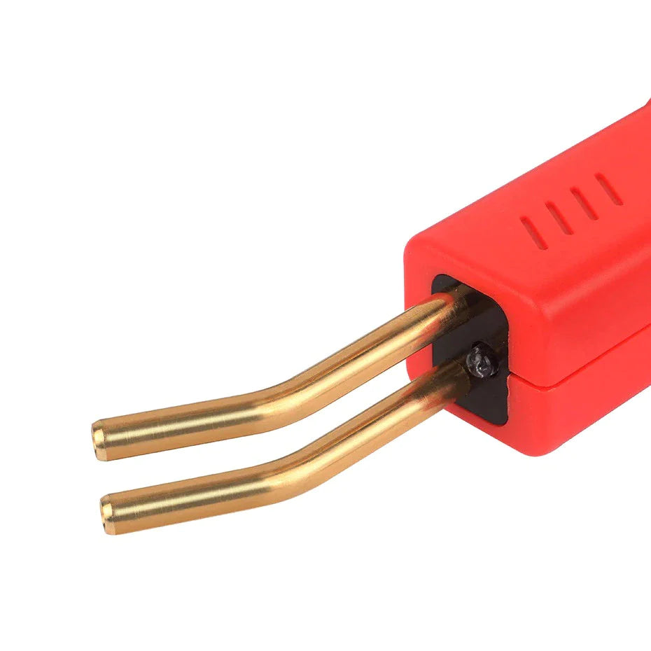 Trusa aparat sudat plastic, pistol profesional pentru lipit/sudat plastic, kit pentru repararea fisurilor din plastic, polipropilena, 200 capse de întărire, putere 50W