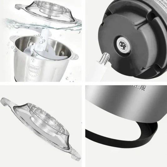 Tocător Electric cu Vas din Inox - Capacitate 3 Litri