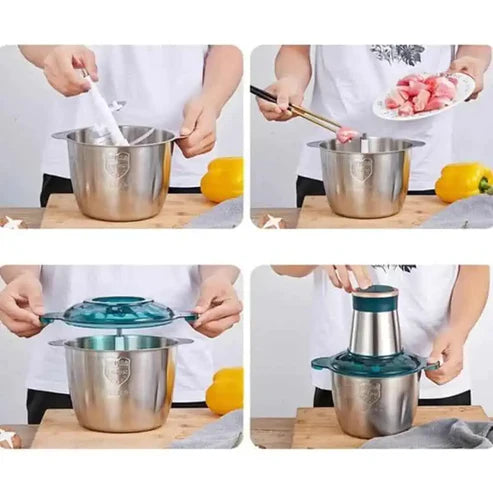 Tocător Electric Multifuncțional pentru Carne și Legume