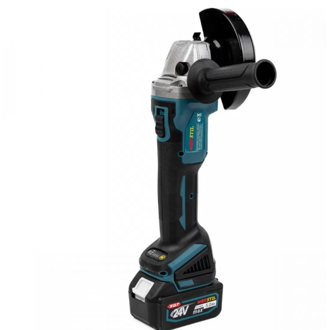 Trusa 4 piese Werstil 2 acumulatori 48V, 5Ah, Ciocan Rotopercutor, Autofiletanta, Polizor unghiular, Cheie impact